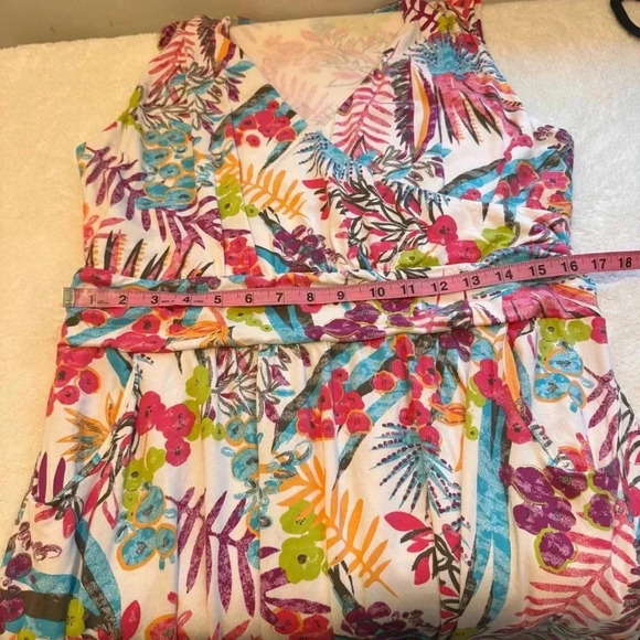 Fresh Produce‎ Bright Botanical Lily Dress XL - Picture 10 of 12
